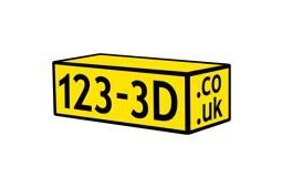 123-3D UK Logo