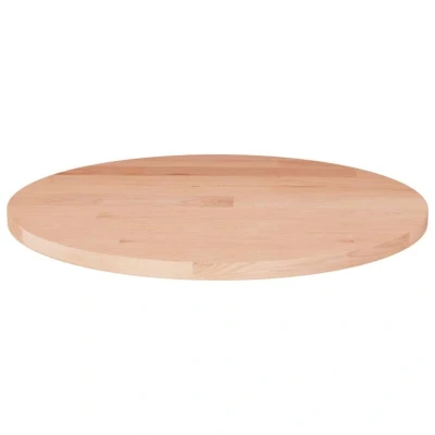 Image of vidaXL Round Table Top ??40x1.5 cm Solid Wood Oak