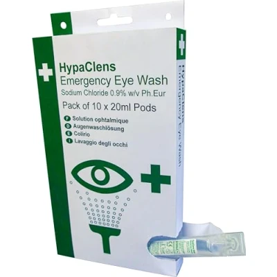 Image of Safety First Aid Group HypaClens Emergency Sterile Eyewash Station (10 x 20 ml)