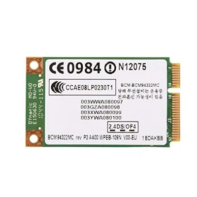 Image of Wireless Networking Adapter, Professional 2.4G + 5G 300 Mbps Dual Band Mini PCI E WIFI Card, for HP/ Mac/ DELL/ Asus/ HEDY/ TSINGHUA TONGFANG