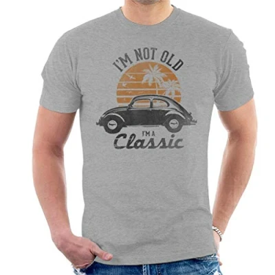 Image of Volkswagen Im Not Old A Classic Men&#039;s T Shirt White