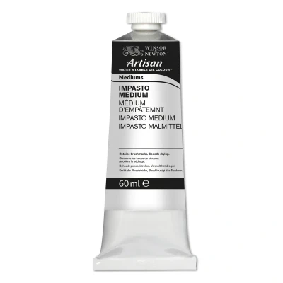 Image of Winsor &amp; Newton Artisan Water Miscible Oil, Medium Impasto, Transparent, 60 ml (Pack of 1)