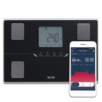 Image of TANITA BC 401 Compact Family Body Composition Scales with App for Fitness Tracking