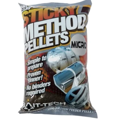 Image of Sticky Method Pellets Micro Green 2 x 700g Bait Tech. Fishing