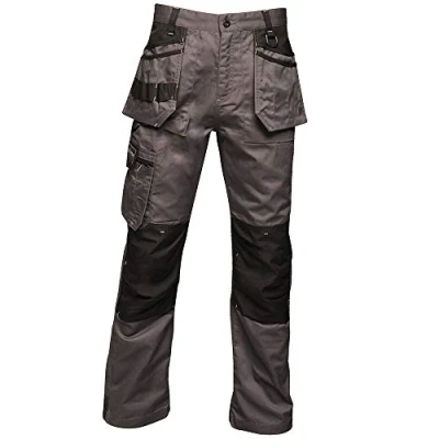 Image of Regatta Professional Men&#039;s Durable Incursion Work Trousers Iron, Size: 30 R