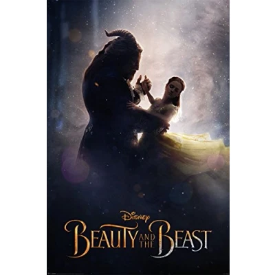 Image of Pyramid International Dance Beauty and the Beast Movie Maxi Poster, Plastic/Glass, Multi Colour, 40 x 59 1.3 cm