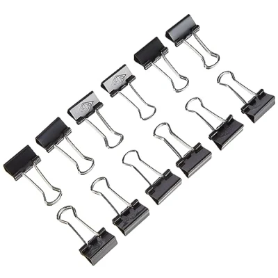 Image of Wedo 6421419 Fold Back Clip (Pack of 12)