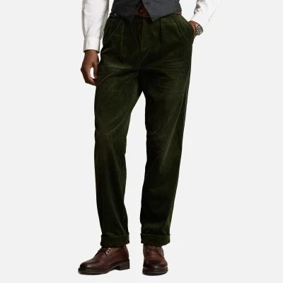 Image of Polo Ralph Lauren Whitman Relaxed FIT Corduroy Trouser Trousers, Men&#039;s, Size: 30x32, Country olive