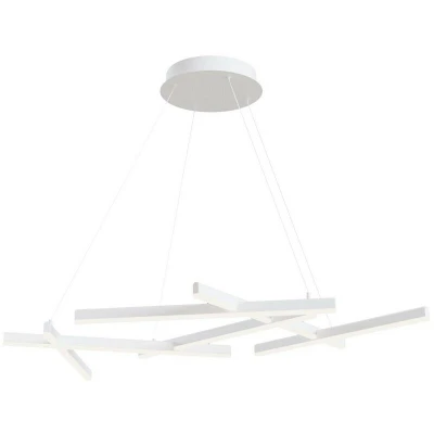 Image of Line Integrated LED Ceiling Pendant Lamp White
