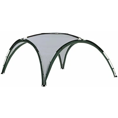 Image of Coleman Deluxe Event Shelter, Shelter for Garden and Camping, Sturdy Steel Poles Construction, Large Tent, Portable Sun with Protection SPF 50, White/Green, XL 4.5 x m