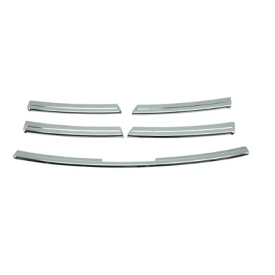 Image of Chrome Front Grille Accent Trim Set Covers 5pc To Fit Trafic (2014 2019)