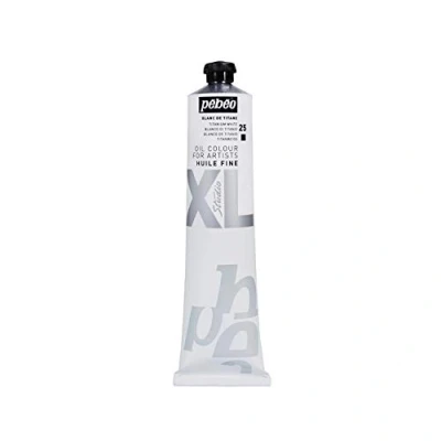 Image of PEBEO Pébéo Fine Oil XL 200 ml White Paint Titanium