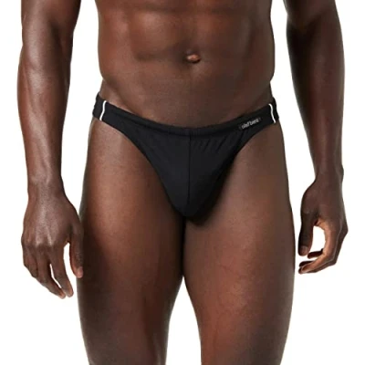 Image of Olaf Benz Men&#039;s BLU1200 Sunbrief Swim Trunks, Black (Black 8000), S
