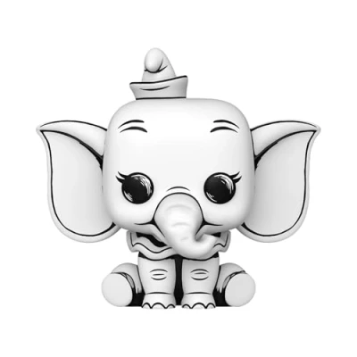 Image of Funko POP! Disney: Sketched Dumbo Collectable Vinyl Figure Gift Idea Official Merchandise Toys for Kids &amp; Adults Movies Fans Model Collectors and Display