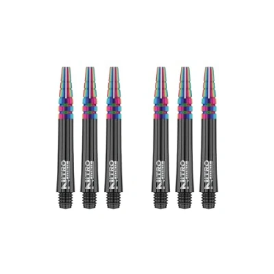 Image of RED DRAGON Nitrotech Ionic Short Stems Black 2 sets per pack (6 in total)