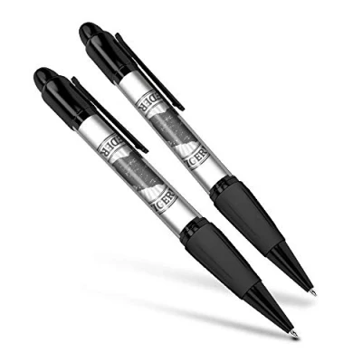 Image of Destination Vinyl ltd Beautiful and comfortable Set Of 2 Matching Pens BW Federal Republic Nigeria Africa #40059