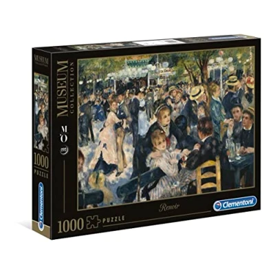 Image of Clementoni Museum Collection Puzzle Renoir &quot;Dance at Le Moulin De La Galette&quot; 1000 pieces, for Adults and Children, 14 Years old up, 31412