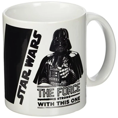 Image of Star Wars Pyramid International &quot; (The Force is Strong)&quot; Official Boxed Ceramic Coffee/Tea Mug, Multi Colour, 11 oz/315 ml