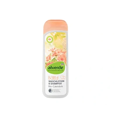 Image of alverde Baby Sensitive Wash Lotion and Shampoo 1 x 200 ml