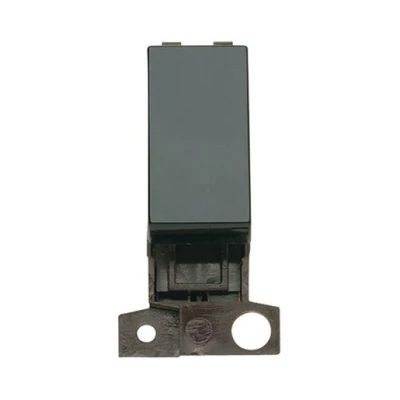Image of Click Minigrid 10 Ax 13 A Resistive Dp Switch Module Black 25mm X 50mm 20mm Md018Bk