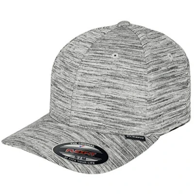 Image of Flexfit Stripes Cap, Size: S/M, Black/heather grey