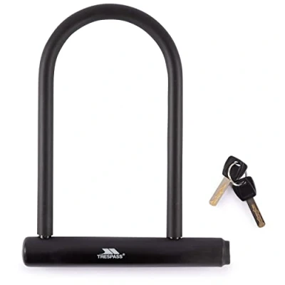 Image of Trespass Bike Lock Anti Theft U 18cm x 24xm Locke
