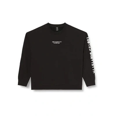 Image of G Star Men&#039;s Back Sleeve Graphic Loose Sweater, black (dk D23825 A971 6484), S