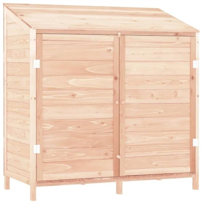Image of vidaXL Garden Shed 102x52x112 cm Solid Wood Fir