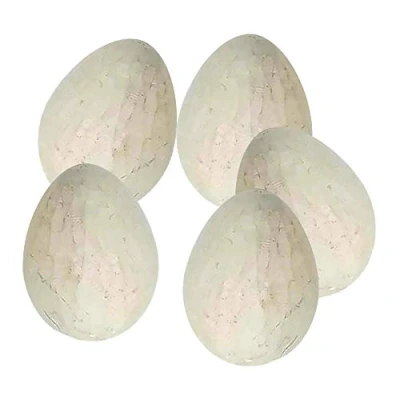 Image of VIE Soapstone Egg, 5 Pcs, 6cm, Unpolished, Natural, Multicolor, One Size