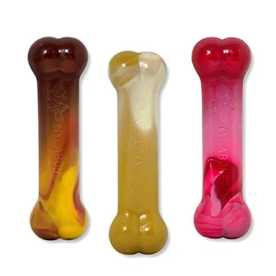 Image of Nylabone Flavor Frenzy Power Chew DuraChew Toy for Aggressive Chewers, Movie Night Flavors