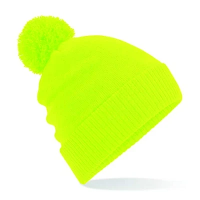 Image of Beechfield Thermal Snowstar Beanie Fluorescent Yellow