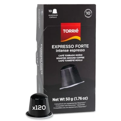 Image of Torrié Coffee Pods Compatible with Nespresso® Aluminium Capsules Intense Espresso (120 pods)