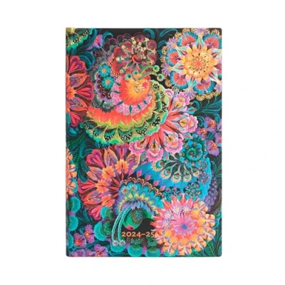 Image of Paperblanks 13 Month Calendar 2025 Moonlight Mini Horizontal Elastic Band Closure