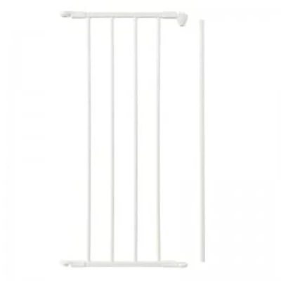 Image of Safetots Safety Barrier for Open Plan Staircases, Extension Panel, White, Metal, 33cm, Panel Stairs