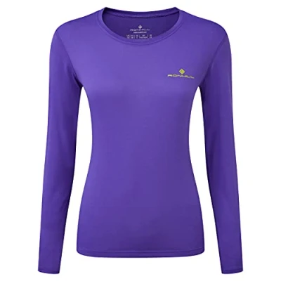 Image of RONHILL, Wmn&#039;s Core L/S Tee, Plum/Citrus, 8