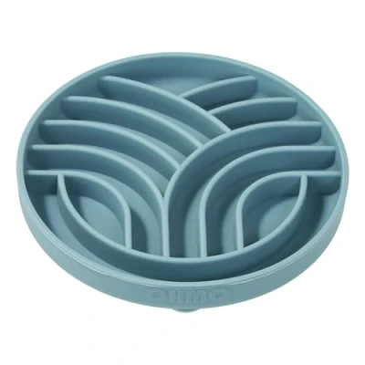 Image of OHMO Slow Feeder Dog Cat Bowl (Small, Tree of Life), Silicone Puppy Food with Anti Slip Suction Cup Down Small Dogs Eating Choking, Light Green