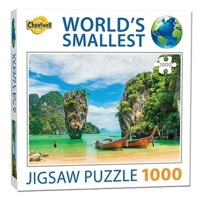 Image of Cheatwell Games World&#039;s Smallest 1000 Piece Jigsaw Puzzle Phuket