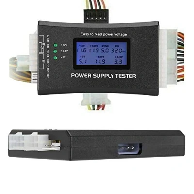 Image of ASHATA LCD power Supply Tester, ATX Computer Host Inspection and Maintenance Tester Tool with Display,PC Can Detect ATX,BTX,ITX,TFX supplies