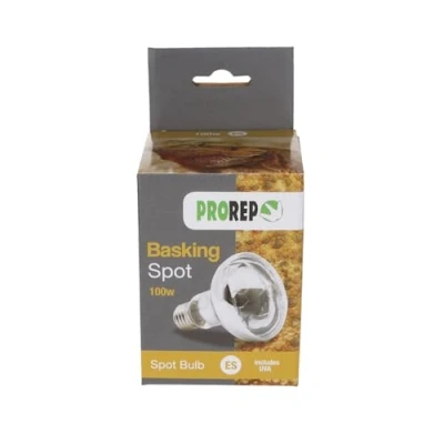 Image of ProRep Basking Spot Lamp 100w ES Screw Fitting Clear Reflector Bulb Reptile Lighting Spotlight