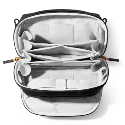 Image of Inateck 180 Open Cable Organiser Bag Electronics Accessories Travel Gadgets Organizer Case, Accessory Tech Pouch Storage Shoulderbag Cross Body with Handle &amp; Detachable Shoulder Strap