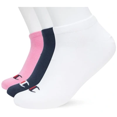 Image of Champion Basics 3pk Sneaker Socks, Pink, 2.5 5