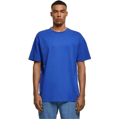 Image of Urban Classics Heavy Basic Tshirt, Men&#039;s, Size: Small, Royal