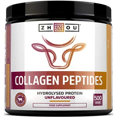 Image of Collagen Powder 500g Hydrolysed Peptides High Protein Bovine Supplement Grass Fed, Hormone Free Rich in Amino Acids for Hair, Nails &amp; Skin