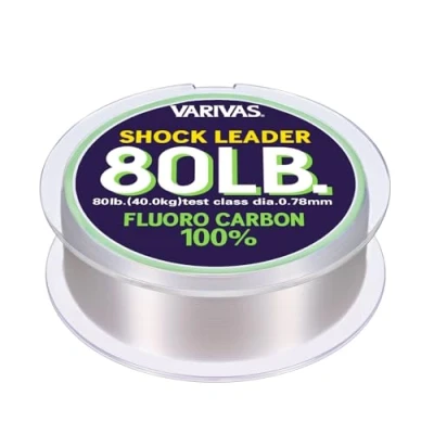 Image of NYLON DE PECHE VARIVAS FLUOROCARBONE 30M Modèle : 80LB