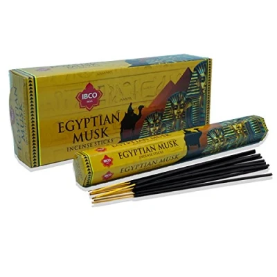 Image of EGYPTIAN MUSK INCENSE STICKS Box of 6 Packets