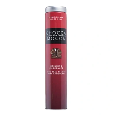 Image of Chocca Mocca Hot Chocolate Drink, 100% Real Belgian Dark Drinking 150g, Quality Smooth Chocolate, Warming Treat, Great Gift, Luxury Cocoa Drink