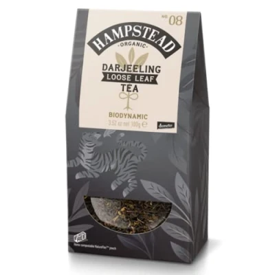 Image of Hampstead Tea Organic Fairtrade Darjeeling Loose Leaf (100g)