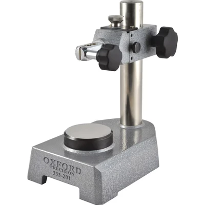 Image of Oxford Comparator Stand, Alloy Steel Base, Round Flat Anvil