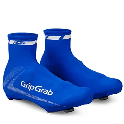 Image of GripGrab RaceAero Road Bike Summer Aero Overshoes Lightweight Thin Cycling Shoe Covers for Time Trial and Racing