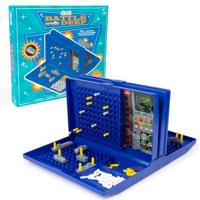 Image of abeec Battle In The Deep Board Game Strategy Style Family Game, Ideal For Kids, Parents, Games Enthusiasts, Travel Games, Stocking Filler Gifts Kids
